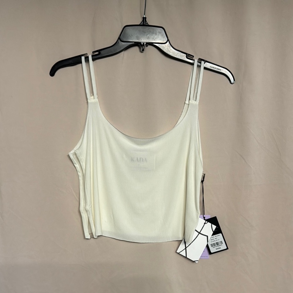 NWT KADA The Foundation Cami-Bralette, Size S, Color Off White